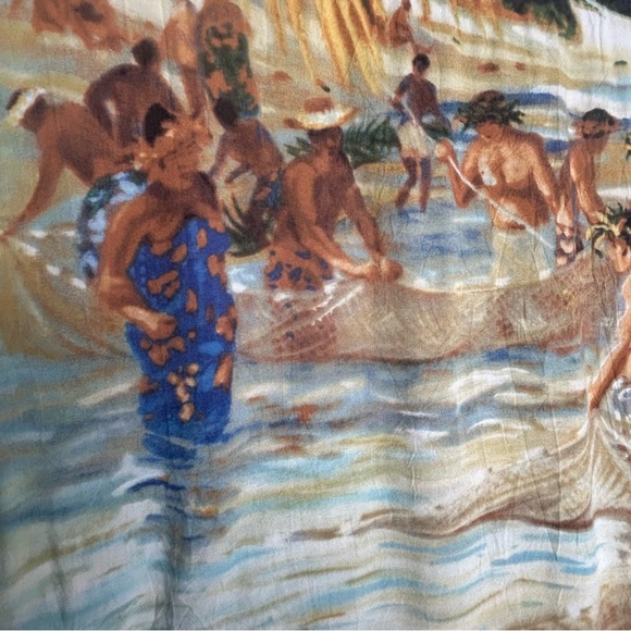 Jams World Hawaiian Hukilau Button Down size Large - Picture 7 of 8